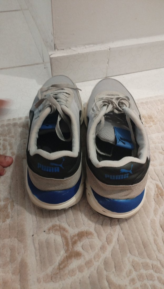 Gri Puma Kadın Sneakers Spor Ayakkabı - Görsel 5