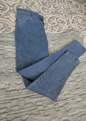 Kadın Mavi Denim Pantolon