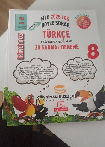 MEB 2025 LGS Türkçe 20 Sarmal Deneme Kitabı