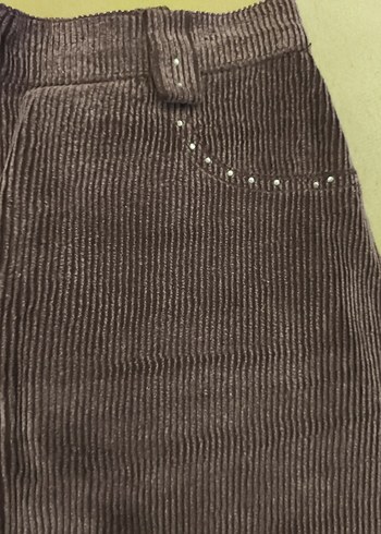 Kadın Midi Kadife Etek - Görsel 2