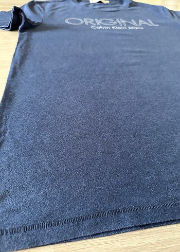 m Beden mavi Renk Calvin Klein Erkek Tişört