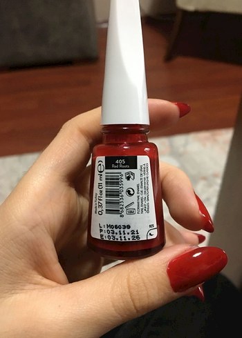 Parlak Kırmızı Oje 405 Red Roots