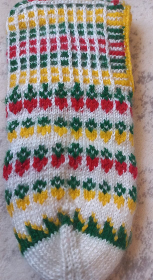 Renkli Nakışlı Kız Çorabı - Görsel 3