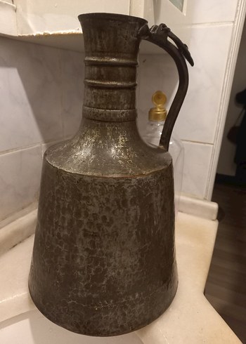 antika el yapimi bakır guğum - Görsel 3