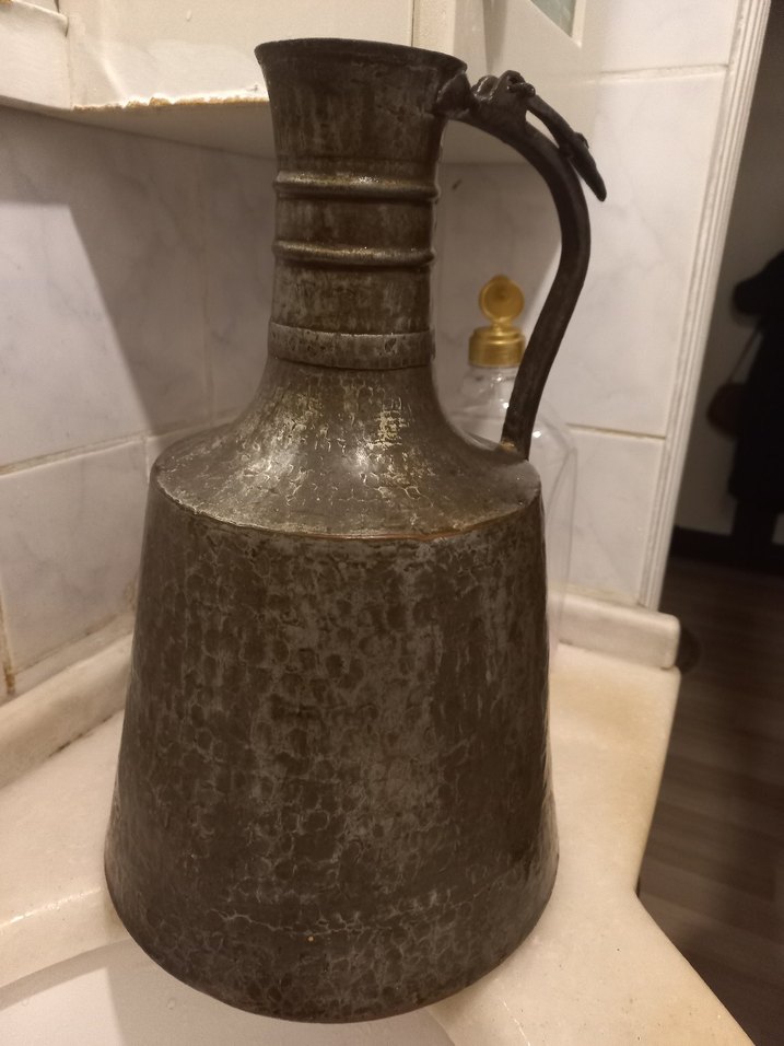 antika  el yapimi bakır guğum - Görsel 3