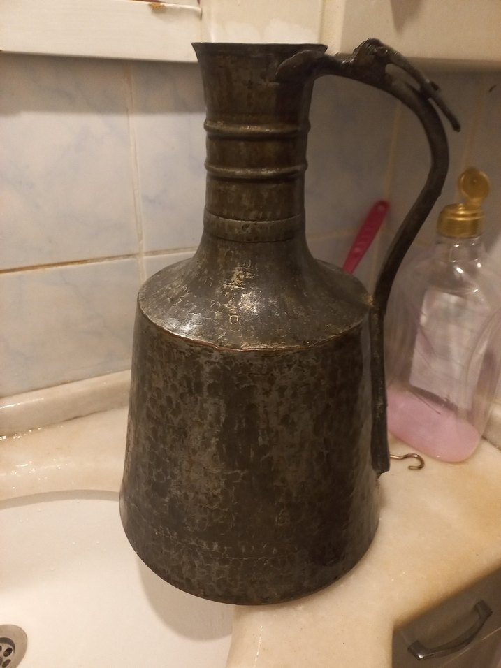 antika  el yapimi bakır guğum - Görsel 4