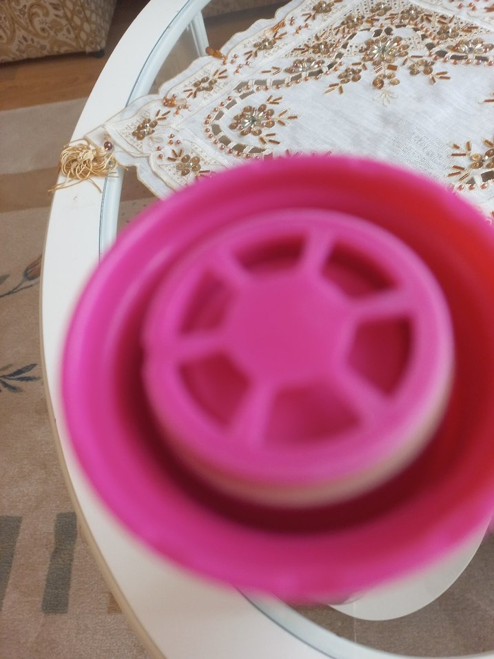 Pembe Kapaklı Renkli Noktalı  Termo - Görsel 4