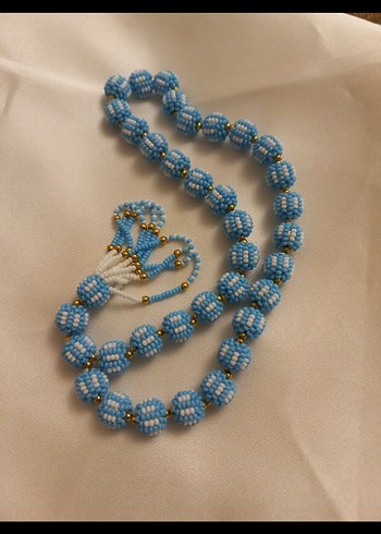 Erkek Turkuaz Boncuklu Tesbih - Görsel 2