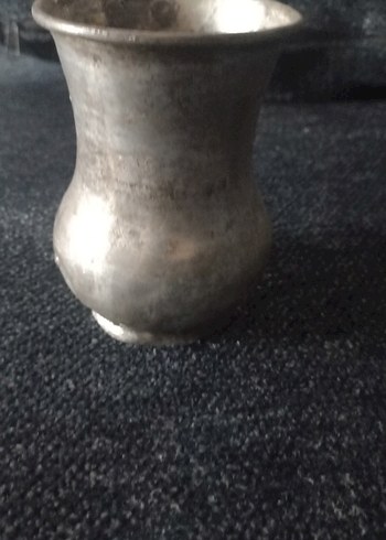 Antika bakır Kulplu ayran su tası - Görsel 3