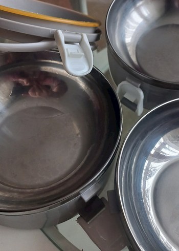 Gri Katmanlı Sicak soguk Yemek Kabı Taşıma Kutusu - Görsel 6