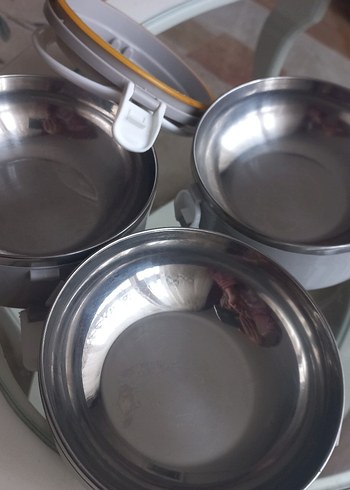 Gri Katmanlı Sicak soguk Yemek Kabı Taşıma Kutusu - Görsel 3