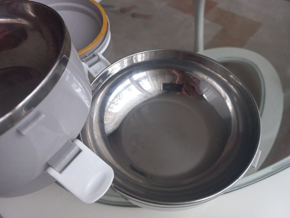 Gri Katmanlı  Sicak soguk Yemek Kabı Taşıma Kutusu - Görsel 5