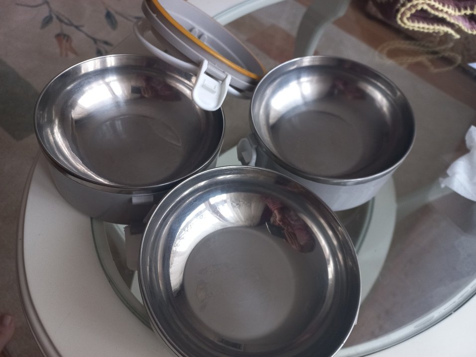 Gri Katmanlı  Sicak soguk Yemek Kabı Taşıma Kutusu - Görsel 3