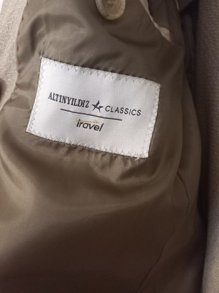 Bej Erkek Ofis Takım Elbise - Görsel 5