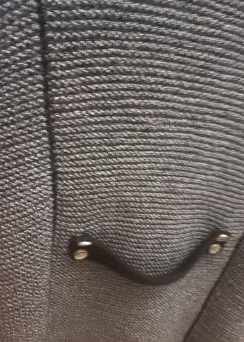 Gri Düğmeli Erkek 12.14 yaş Triko Ceket - Görsel 6