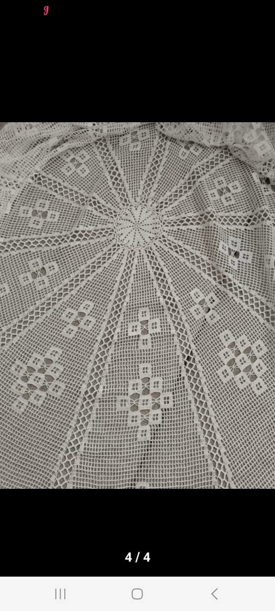 Bohem Tarzı El Yapımı Dantel Örtü - Görsel 2