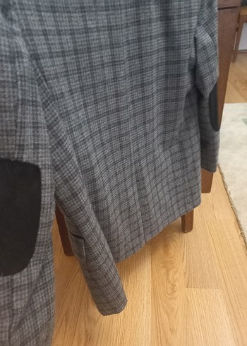 Gri Ekose Desenli Erkek Ceket.10.11 yaş - Görsel 4