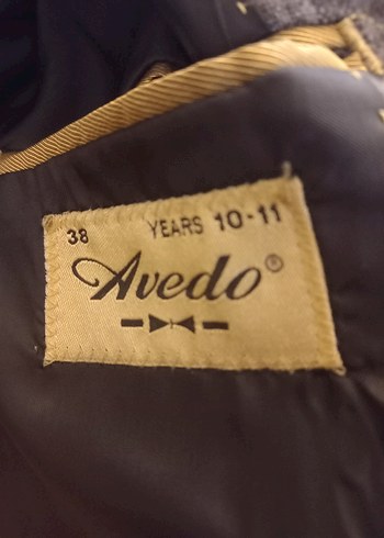 Gri Ekose Desenli Erkek Ceket.10.11 yaş - Görsel 7