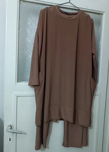 Diger Kadın Bej Uzun Salaş Tunik