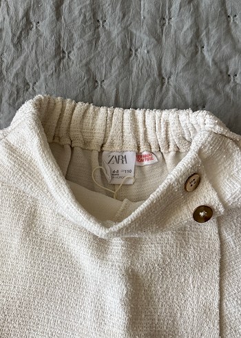 Bohem Tarzı Beyaz Düğmeli Havlu - Görsel 3