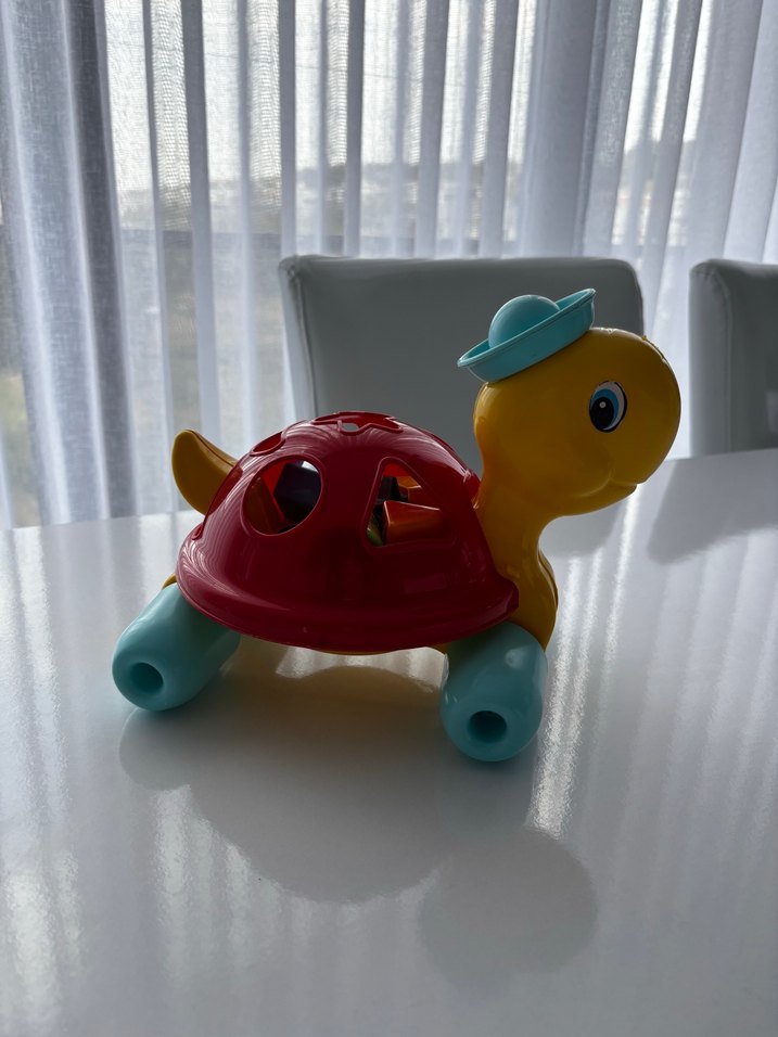 Renkli Kaplumbağa Şekilli Eğitici Oyuncak - Görsel 3