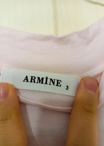 Armine Pembe Hamile ve Emzirme Gecelik, Uzun Kollu, Midi Boy