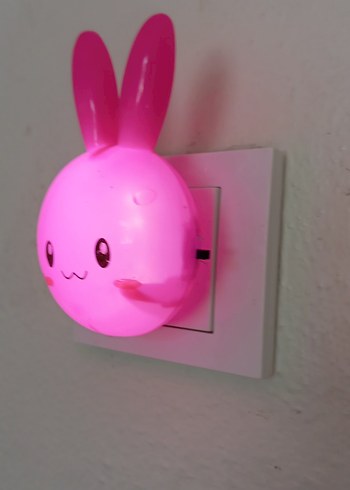  Beden Pembe Renkli gece lambası