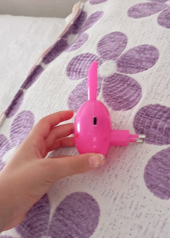 Pembe Renkli gece lambası