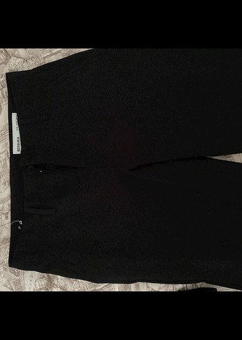 m Beden siyah Renk Bershka Siyah Düşük Bel Bootcut Pantolon