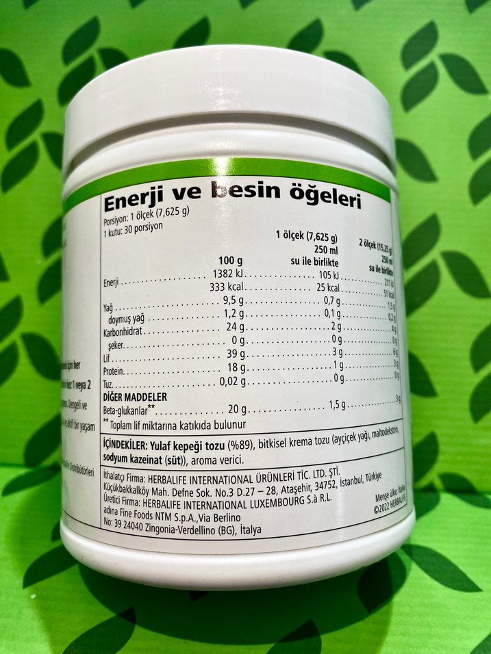 Herbalife Heartwell Aromalı Toz Karışım 229g - Görsel 2