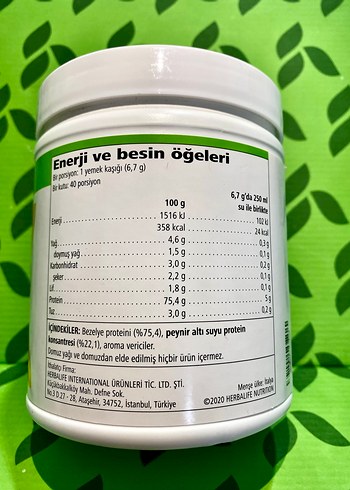 Herbalife Pro-Boost Takviye Ürünü - Görsel 2