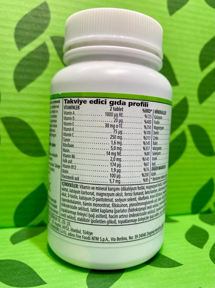 Herbalife Nutrition Erkekler İçin Vitamin ve Mineral Kompleks - Görsel 2