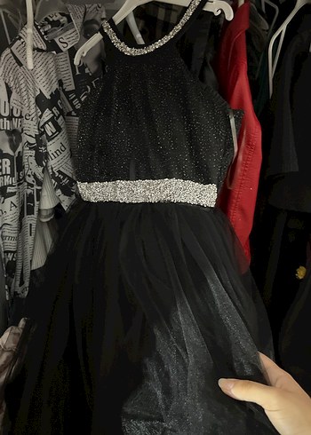 Zara Siyah çocuk gelinliği