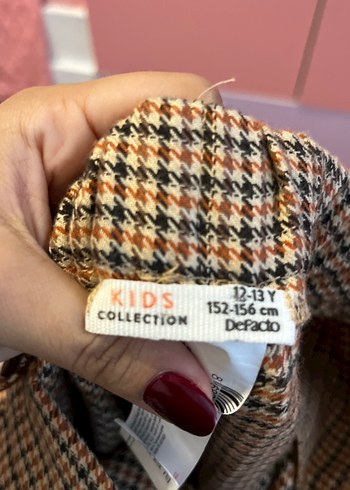 Düğmeli Kumaş Pantolon