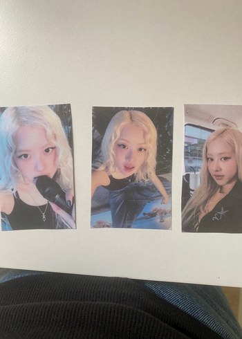Rose 3lü fanmade photocard