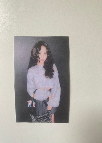  Jisoo 2li fanmade photocard.