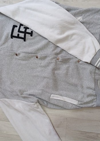 Diğer Gri Düğmeli unisex Sweatshirt