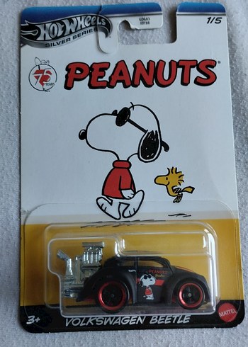 Hot Wheels Peanuts Volkswagen Beetle Siyah Oyuncak Araba
