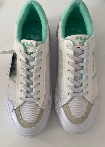 Fila 0 FILA Beyaz Pastel Platform Topuklu Kadın Spor Ayakkabı 38