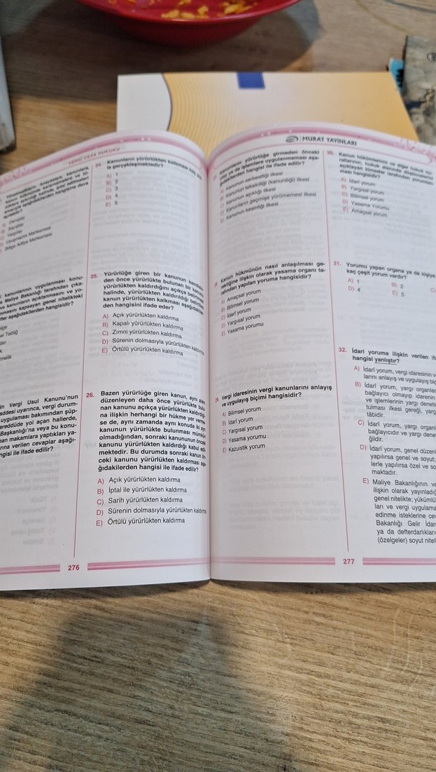 Murat Yayınları Maliye 4. Sınıf 7. Yarıyıl Kitabı - Görsel 2