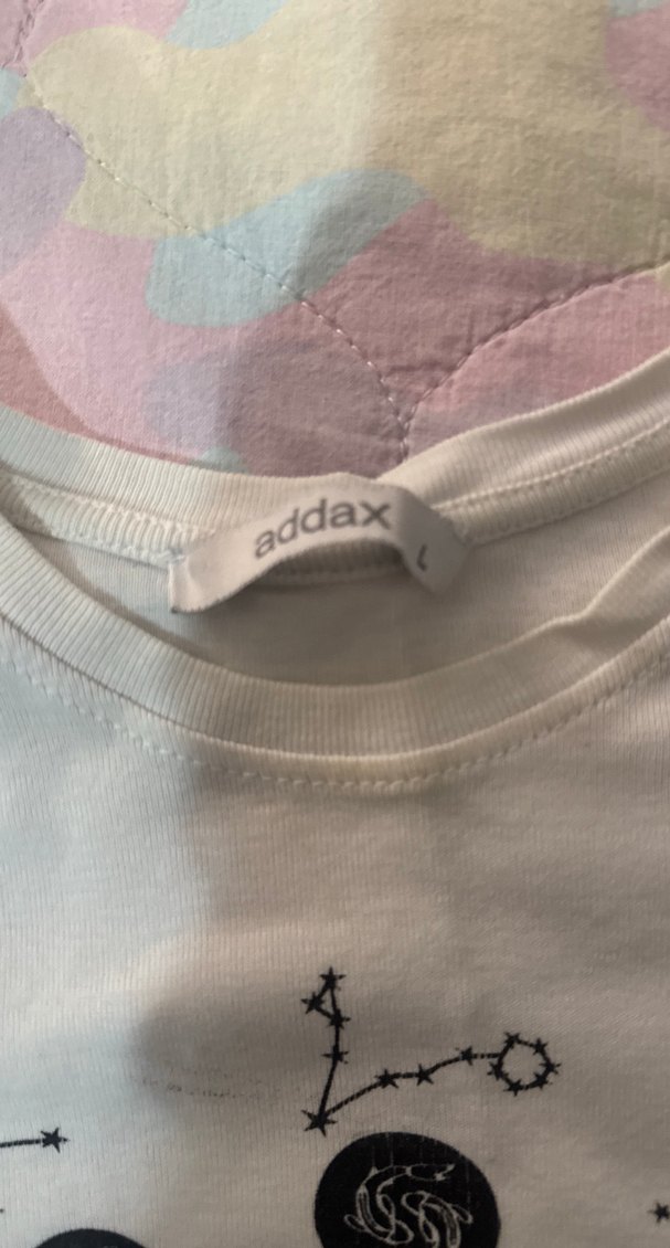 Bohem Güneşli Burç Baskılı Beyaz crop - Görsel 3