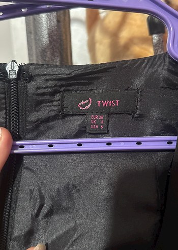 Siyah Uzun Drapeli Abiye Elbise - Görsel 3