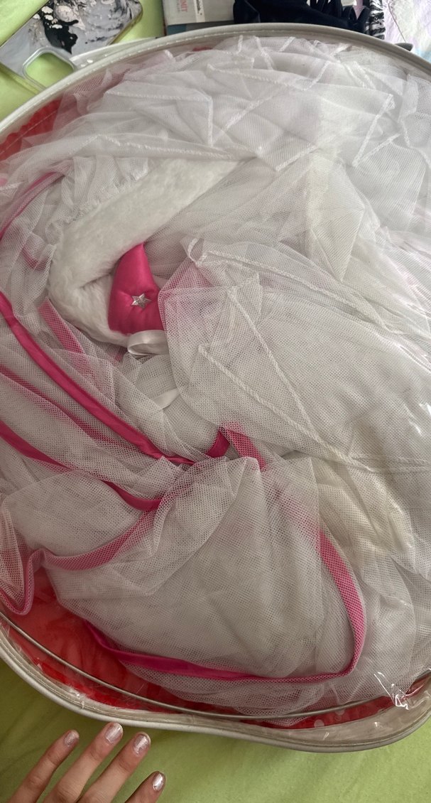 Çilek Desenli pembe cibinlik kusuru yoktur - Görsel 2