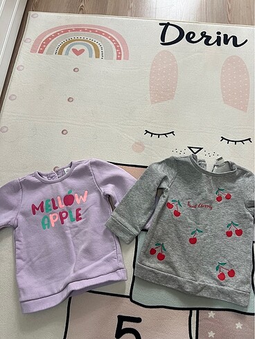 2 Yaş 2 li Üst Kazak/Sweat