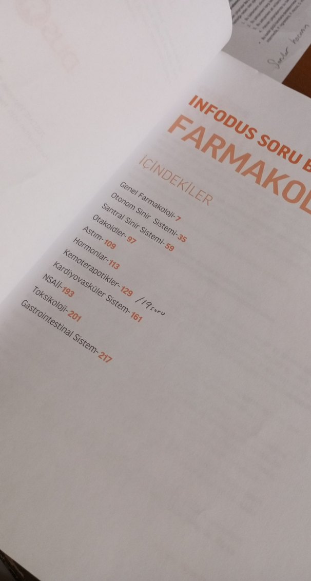 Infodus Farmakoloji Soru Bankası - Görsel 2