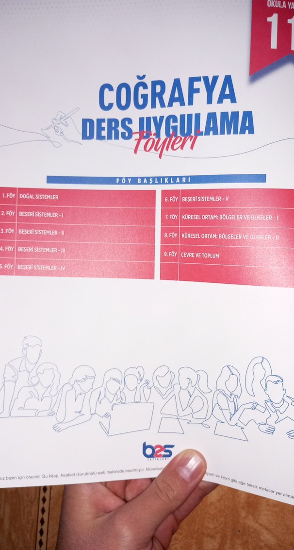 DUF 11. Sınıf Coğrafya Ders Uygulama Föyleri - Görsel 3