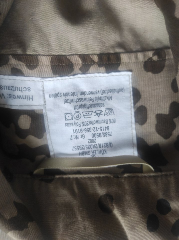 Alman Ordusu Tropentarn askeri çöl kamuflajı ithal marine Nato - Görsel 2