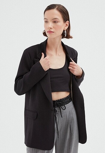 Siyah Blazer Ceket