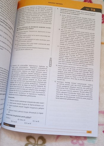  Beden TYT Paragraf Soru Bankası - Yükseköğretim