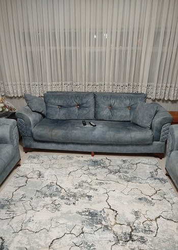 İKİNCİ EL 3LÜ KOLTUK TAKIMI - Görsel 3